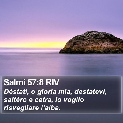 Salmi 57:8 RIV Bible Verse Image