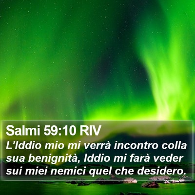 Salmi 59:10 RIV Bible Verse Image