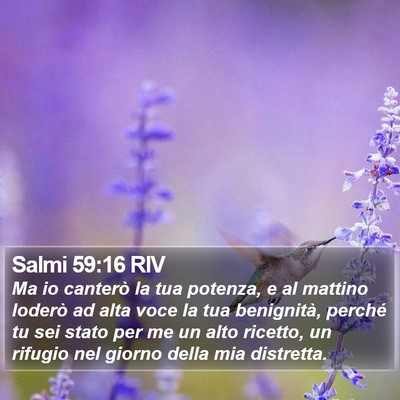 Salmi 59:16 RIV Bible Verse Image