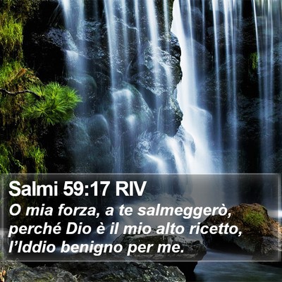 Salmi 59:17 RIV Bible Verse Image