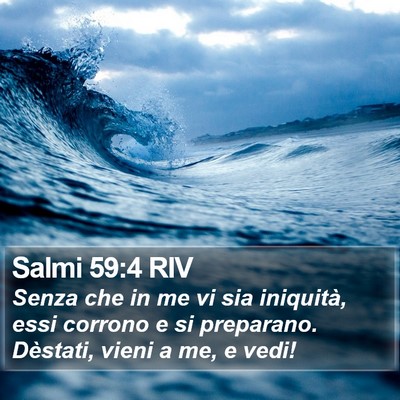 Salmi 59:4 RIV Bible Verse Image