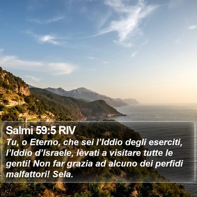Salmi 59:5 RIV Bible Verse Image