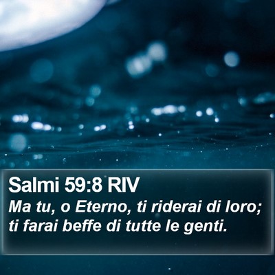 Salmi 59:8 RIV Bible Verse Image