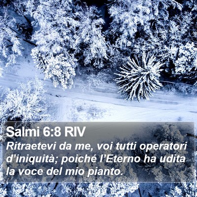 Salmi 6:8 RIV Bible Verse Image