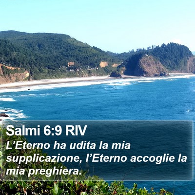 Salmi 6:9 RIV Bible Verse Image