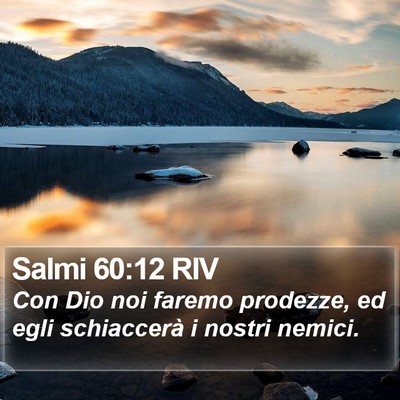 Salmi 60:12 RIV Bible Verse Image
