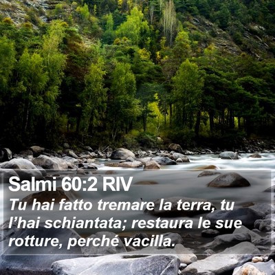 Salmi 60:2 RIV Bible Verse Image