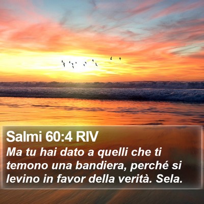 Salmi 60:4 RIV Bible Verse Image