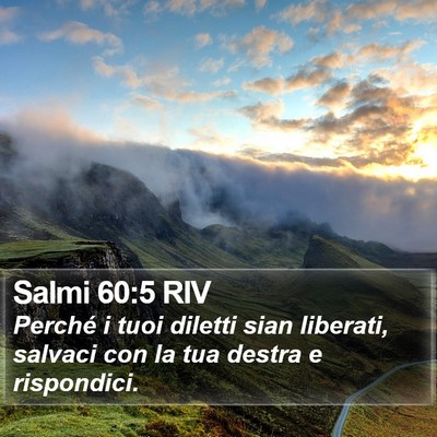 Salmi 60:5 RIV Bible Verse Image