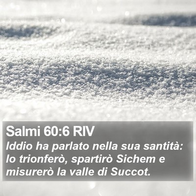 Salmi 60:6 RIV Bible Verse Image
