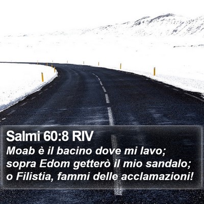 Salmi 60:8 RIV Bible Verse Image