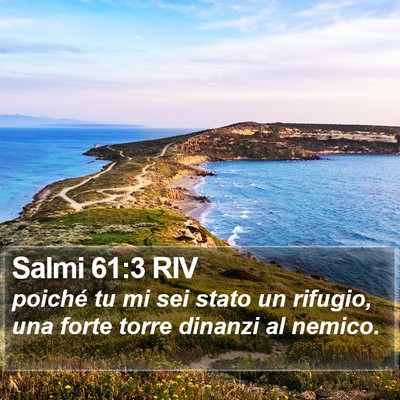 Salmi 61:3 RIV Bible Verse Image