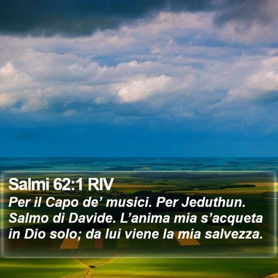Salmi 62:1 RIV Bible Verse Image
