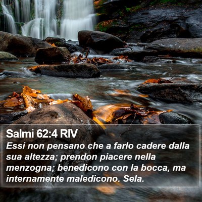 Salmi 62:4 RIV Bible Verse Image
