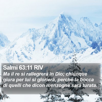 Salmi 63:11 RIV Bible Verse Image