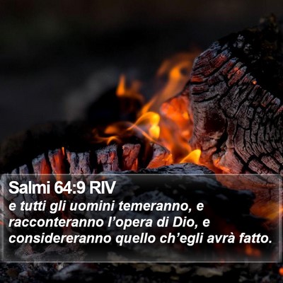Salmi 64:9 RIV Bible Verse Image