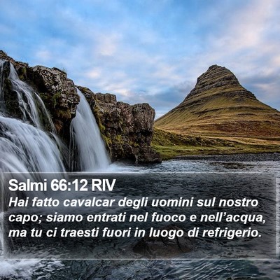 Salmi 66:12 RIV Bible Verse Image