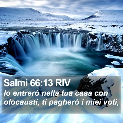 Salmi 66:13 RIV Bible Verse Image