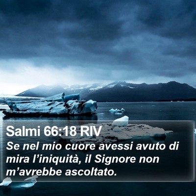 Salmi 66:18 RIV Bible Verse Image