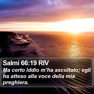Salmi 66:19 RIV Bible Verse Image