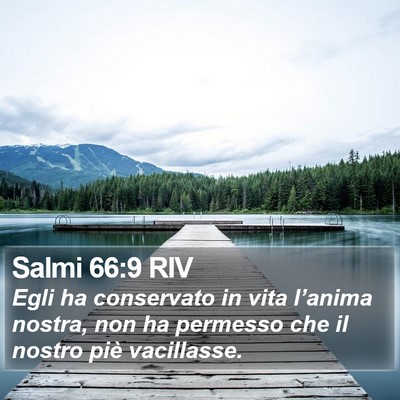 Salmi 66:9 RIV Bible Verse Image