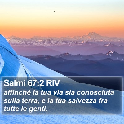Salmi 67:2 RIV Bible Verse Image
