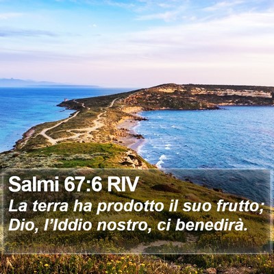 Salmi 67:6 RIV Bible Verse Image