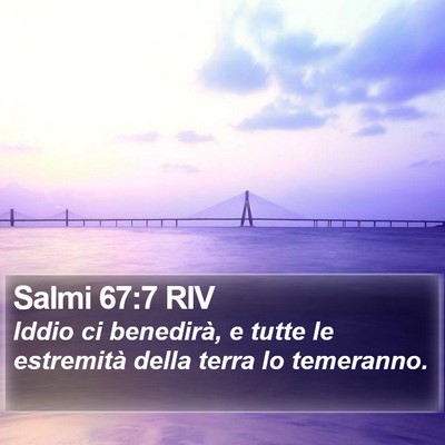 Salmi 67:7 RIV Bible Verse Image