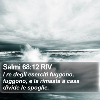 Salmi 68:12 RIV Bible Verse Image