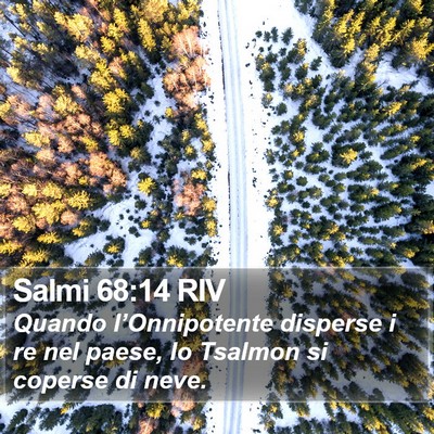 Salmi 68:14 RIV Bible Verse Image
