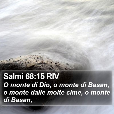 Salmi 68:15 RIV Bible Verse Image