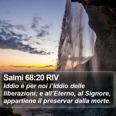 Salmi 68:20 RIV Bible Verse Image
