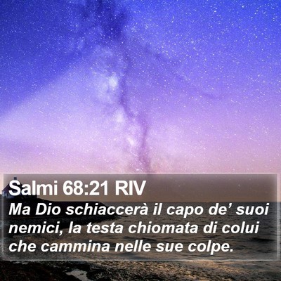 Salmi 68:21 RIV Bible Verse Image