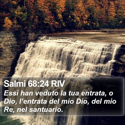 Salmi 68:24 RIV Bible Verse Image