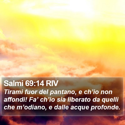 Salmi 69:14 RIV Bible Verse Image