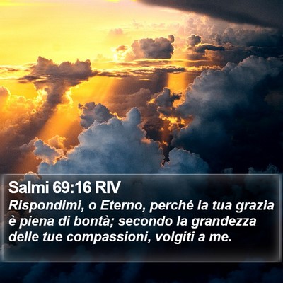 Salmi 69:16 RIV Bible Verse Image