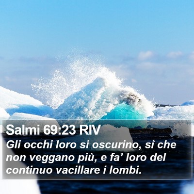 Salmi 69:23 RIV Bible Verse Image
