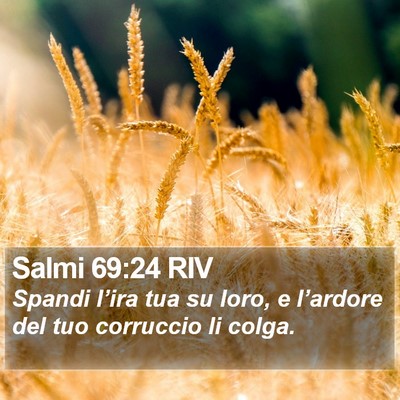 Salmi 69:24 RIV Bible Verse Image