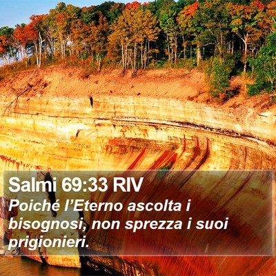 Salmi 69:33 RIV Bible Verse Image