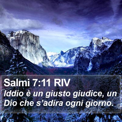 Salmi 7:11 RIV Bible Verse Image