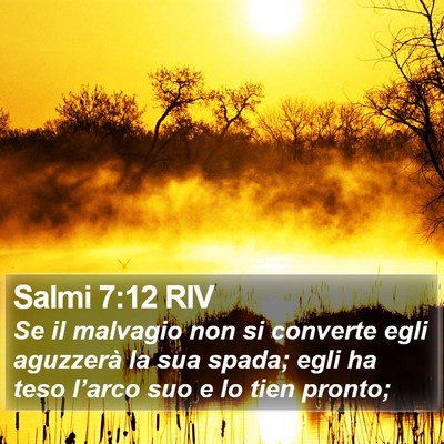Salmi 7:12 RIV Bible Verse Image