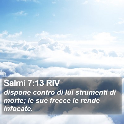 Salmi 7:13 RIV Bible Verse Image