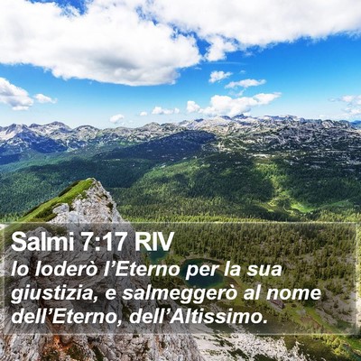 Salmi 7:17 RIV Bible Verse Image