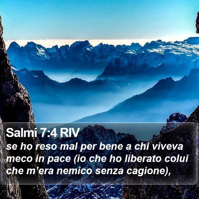 Salmi 7:4 RIV Bible Verse Image