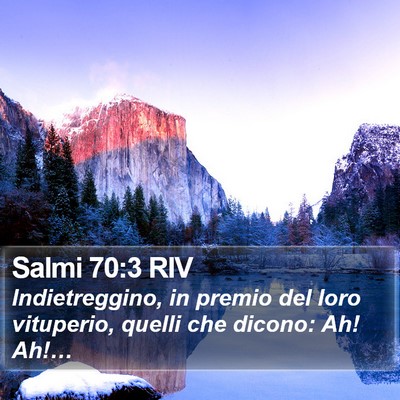 Salmi 70:3 RIV Bible Verse Image