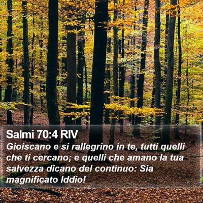 Salmi 70:4 RIV Bible Verse Image