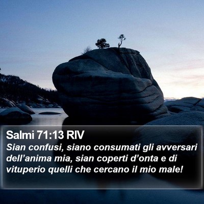 Salmi 71:13 RIV Bible Verse Image