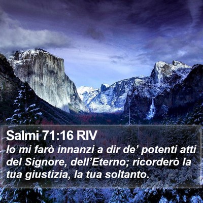 Salmi 71:16 RIV Bible Verse Image