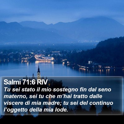 Salmi 71:6 RIV Bible Verse Image