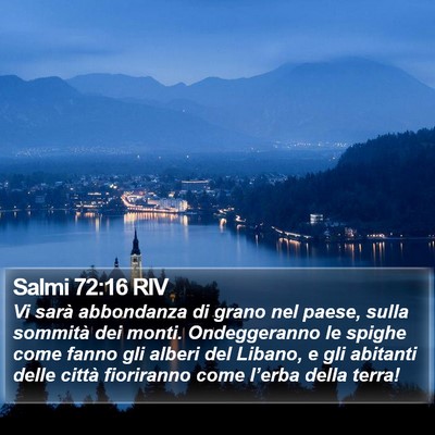 Salmi 72:16 RIV Bible Verse Image